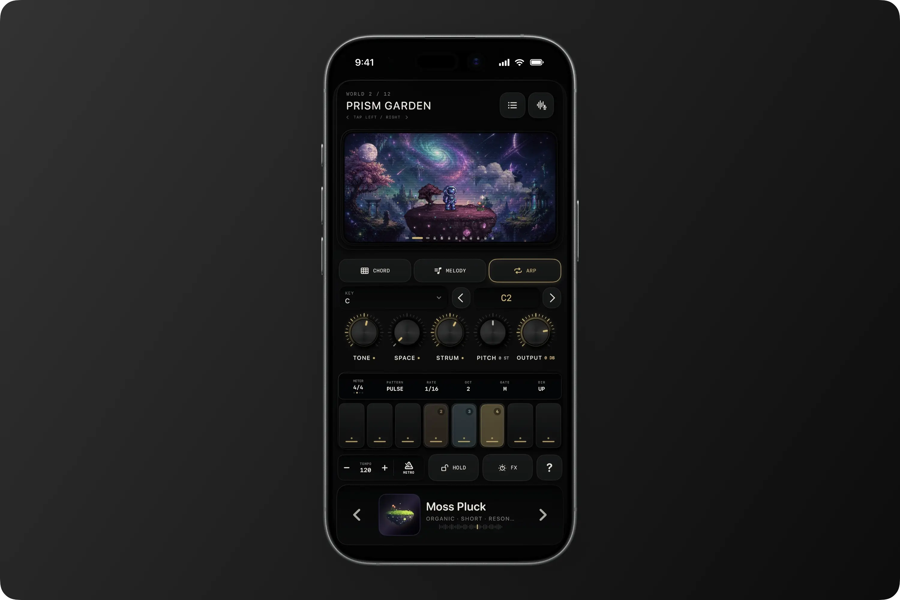 PIXL - Pocket Synthesizer detail 1